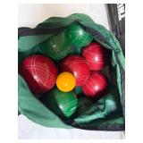 Forster Bocce Ball Set With Carry Bag (Lot of 8)