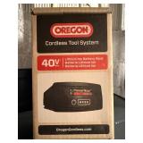 Oregon CS300 40V MAX Cordless Chain Saw With Battery, Charger & Oil