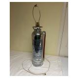 Vintage Elkhart Brass Fire Extinguisher Lamp