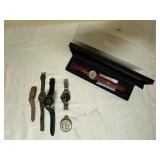 Stauer, Timex, Seiko, Hamilton & Pocket Watch Mixed Lot