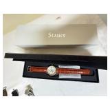 Stauer, Timex, Seiko, Hamilton & Pocket Watch Mixed Lot
