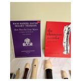 Recorder & Harmonica Mixed Lot With Music Books