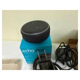 Amazon Echo Dot, Panasonic Sharpener, Maxell Media & Pencil Mixed Lot