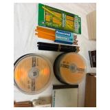 Amazon Echo Dot, Panasonic Sharpener, Maxell Media & Pencil Mixed Lot