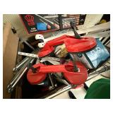 Mixed Lot of Assorted Hardware, Clamps & Fasteners
