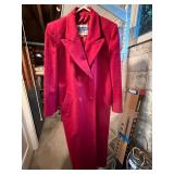 Pendleton Red Wool Coat Size 8