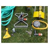 Nelson Traveling Sprinklers, Timers & Hose Mixed Lot