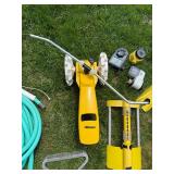 Nelson Traveling Sprinklers, Timers & Hose Mixed Lot