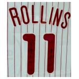 Jimmy Rollins Autographed and Inscribed "2008 WS MVP" Custom Framed Philadelphia Phillies World Series Jersey 40.5x43"