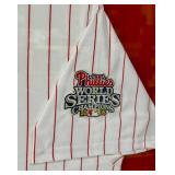 Jimmy Rollins Autographed and Inscribed "2008 WS MVP" Custom Framed Philadelphia Phillies World Series Jersey 40.5x43"