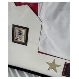 Johnny Damon Autographed and Custom Framed Boston Red Sox Baseball Jersey 49x36.5"