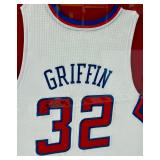 Blake Griffin Autographed and Custom Framed Los Angeles Clippers Basketball Jersey w/ LA Clippers COA 34.5x43"