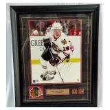 Jonathan Toews Autographed and Custom Framed Photo w/ COA Chicago Blackhawks Hockey 26.5x32.5"