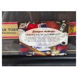 Jonathan Toews Autographed and Custom Framed Photo w/ COA Chicago Blackhawks Hockey 26.5x32.5"