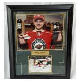 Marian Gaborik Autographed and Custom Framed Minnesota Wild Hockey Photo w/ Steiner COA 26.5x32.5"