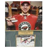 Marian Gaborik Autographed and Custom Framed Minnesota Wild Hockey Photo w/ Steiner COA 26.5x32.5"