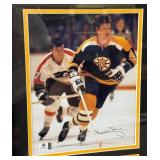 Bobby Orr Autographed and Custom Framed Photo w/ COA 19.5x25.5" Boston Bruins Hockey