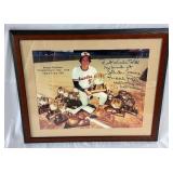 Brooks Robinson Autographed Photo w/ COA 26x22" Baltimore Orioles Baseball