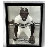 Rod Carew Autographed Photo Inscribed "HOF 