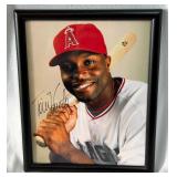 Torii Hunter Autographed Baseball Photo 8x10" Framed Minnesota Twins