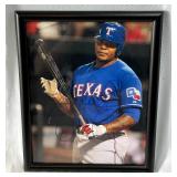 Andruw Jones Autographed and Framed 8x10" Baseball Photo
