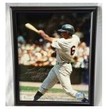 Tony Oliva Autographed w/ MLB CAO 8x10" Framed Minnesota Twins Baseball Photo (no glass)