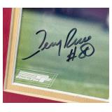Jerry Rice Autographed Photo w/ NFL COA Matted and Framed San Francisco 49ers Football