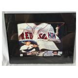 Ted Williams Autographed Baseball Print w/ GAI COA