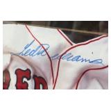 Ted Williams Autographed Baseball Print w/ GAI COA