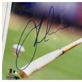 Joe Mauer Autographed Photo w/ MLB COA Framed Minnesota Twins Baseball
