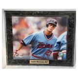 Justin Moneau Photo Plaque - Minnesota Twins Baseball