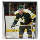 Brian Bellows Autographed Minnesota North Stars Hockey Photo