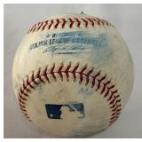 Lou Brock Autopraphed Baseball Rawlings OMLB Selig Ball