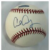 Carl Crawford Autographed Baseball w/ COA Rawlings OMLB Selig Ball