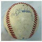 Mickey Hatcher Autographed Baseball Rawlings OMLB Selig Ball