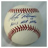 Placido Polanco Autographed and Inscribed "ALCS MVP 2006" Rawlings OMLB Selig Ball w/ COA