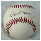 Cecil Cooper Autographed Baseball w/ Tristar COA Rawlings OMLB Selig Ball