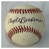 Clyde Doepner - Minnesota Twins Memorabilia Curator - Autographed Baseball Rawlings OMLB Selig Ball