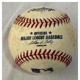 Clyde Doepner - Minnesota Twins Memorabilia Curator - Autographed Baseball Rawlings OMLB Selig Ball