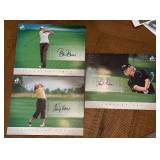 Hunter Mahan, Lorie Kane, Beth Bauer Autographed Upper Deck SP Signature Shots Golf Cards