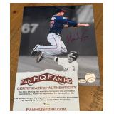JJ Hardy Autographed w/ COA 8x10" Minnesota Twins Baseball Photo