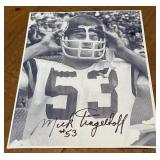 Mick Tingelhoff Autographed 8x10" Minnesota Vikings Football Photo