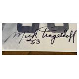 Mick Tingelhoff Autographed 8x10" Minnesota Vikings Football Photo