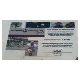 Larry Bird and Magic Johnson Autographed w/ COA 8x10" Basketball Photo