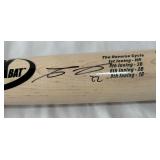 Carlos Gomez Autographed "The Reverse Cycle" Bat w/ COA only 24 Made Numbered 3/24 Limited Edition Minnesota Twins