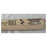 Carlos Gomez Autographed "The Reverse Cycle" Bat w/ COA only 24 Made Numbered 3/24 Limited Edition Minnesota Twins