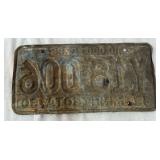 Vintage 1960 Minnesota License Plate