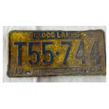 Vintage 1968 Minnesota License Plate