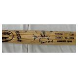 Danny Valencia Game-Used and Autographed Bat Louisville Slugger T141 Heavily Used Minnesota Twins Baseball