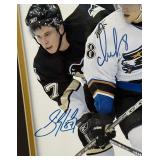 Alexander Ovechkin and Sidney Crosby Autographed Hockey Photo Custom Framed and Matted w/ COA